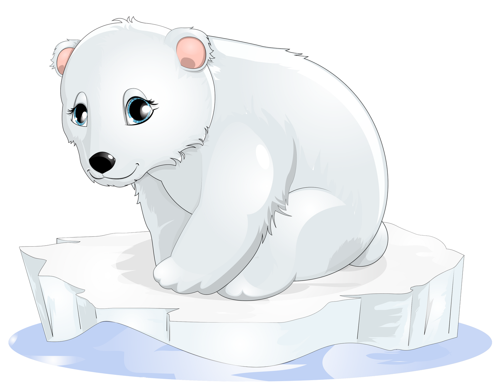 Polar Bear Cartoon Clip Art Polar Bear Transparent Clipart PNG  HD Free Download