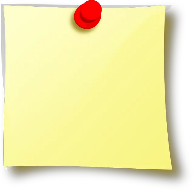 Post Sticky Note Vector Graphic   HD Free Download