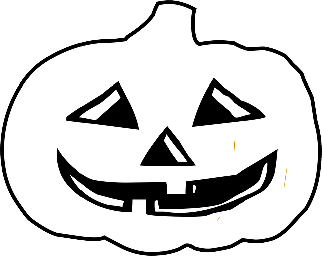 Pumpkin Halloween Face Vector Graphic   HD Free Download