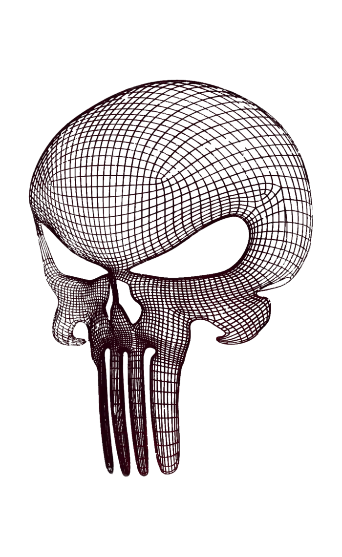 Punisher Skull Vectors Black PNG Logo  HD Free Download