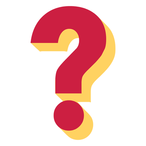 Red And Yellow Question Mark Transparent PNG Svg Vector  HD Free Download