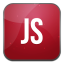Red Javascript Icon Web Developer  HD Free Download