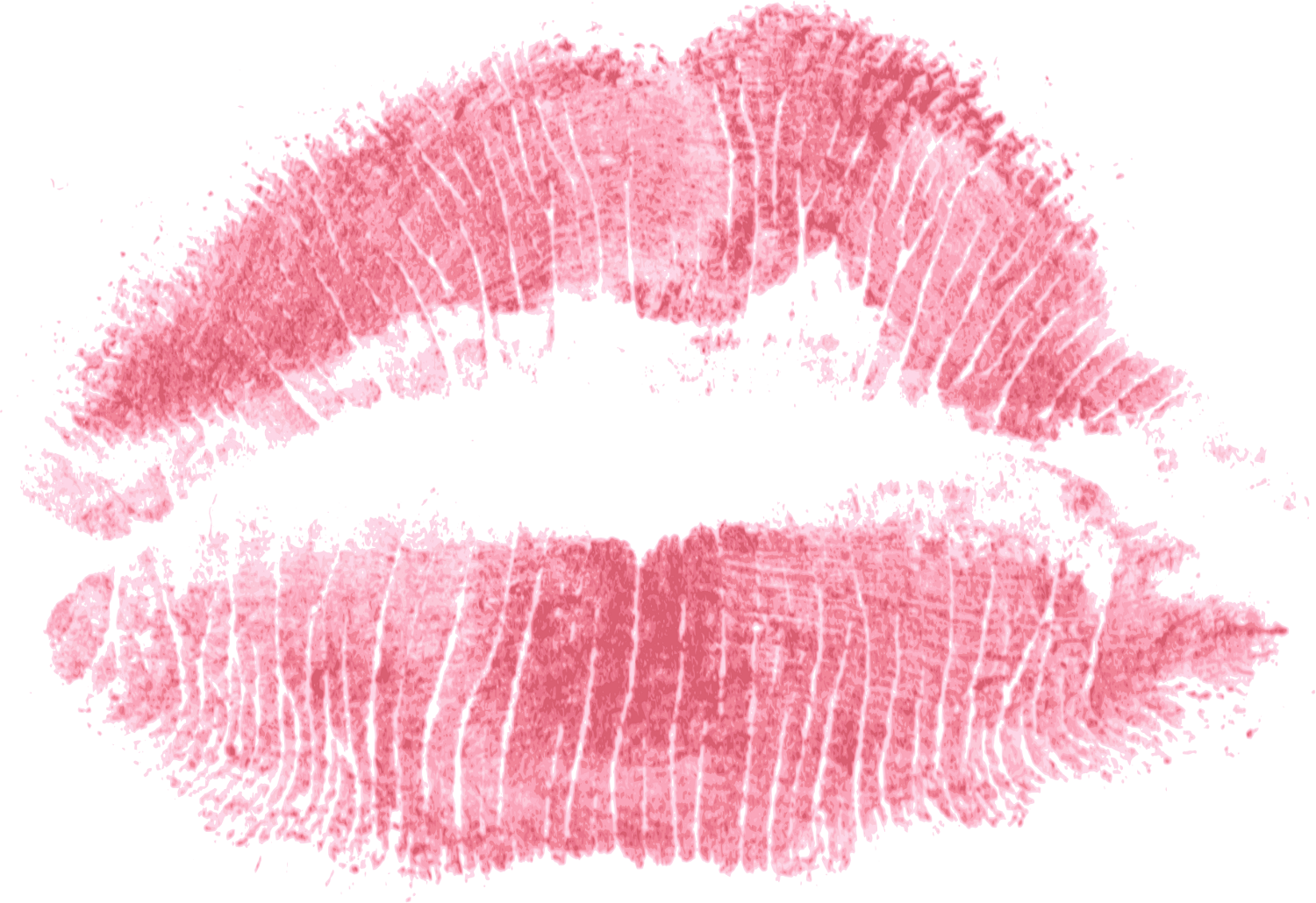 Red Print Kiss Lips PNG Transparent  HD Free Download