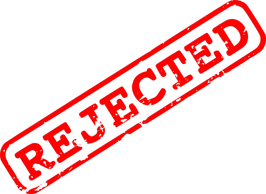 Red Rejected Stamp PNG Transparent M HD Free Download