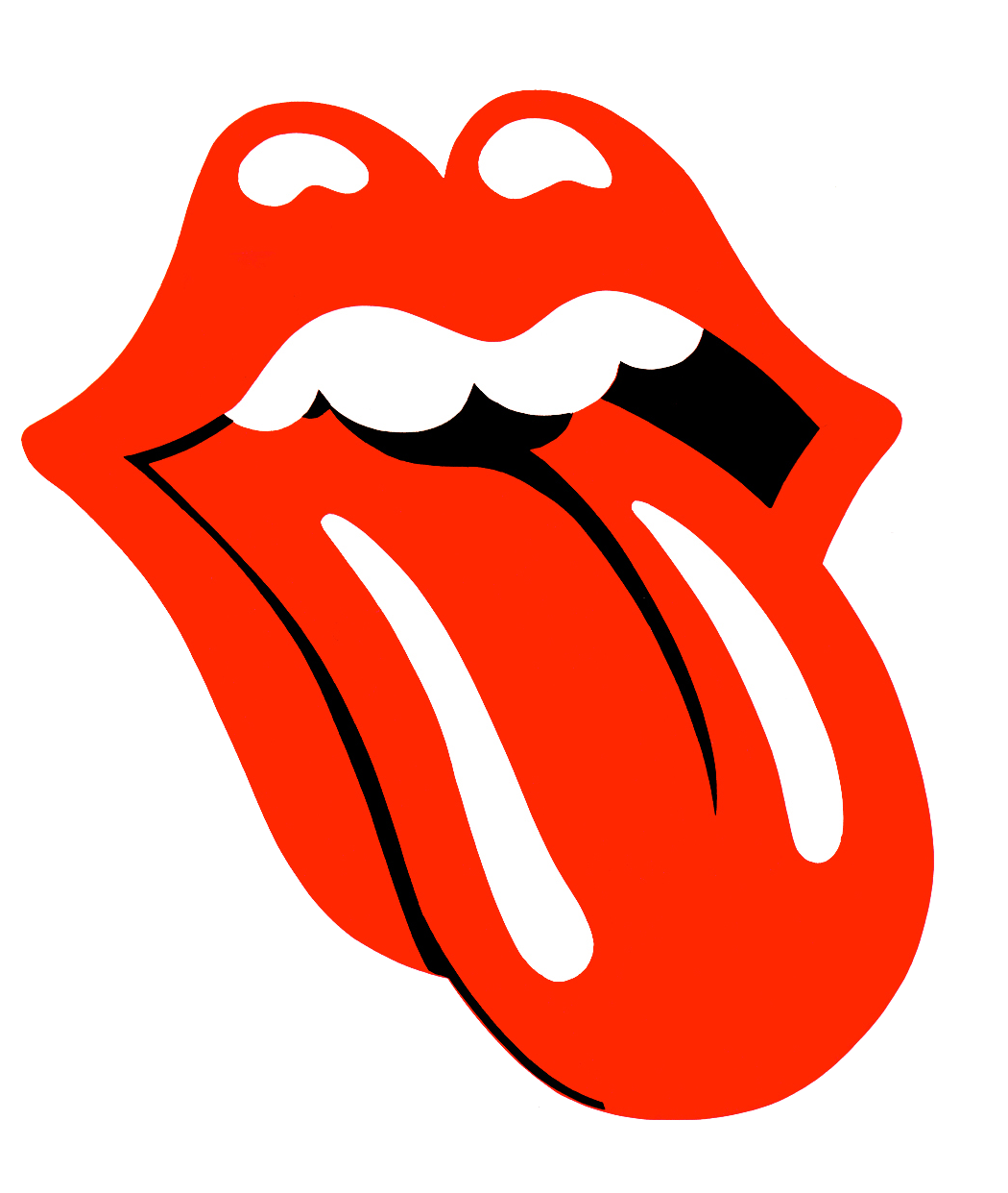 Red Rolling Stones Symbol PNG Logo  HD Free Download