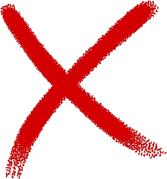 Red Shpae X Letter PNG Image HD Free Download