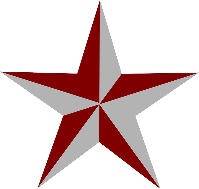 Red Star Red Western Star Stars Ornament Pretty  HD Free Download