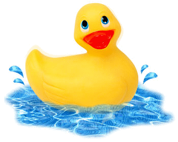 Rubber Duck In Water Clipart  HD Free Download