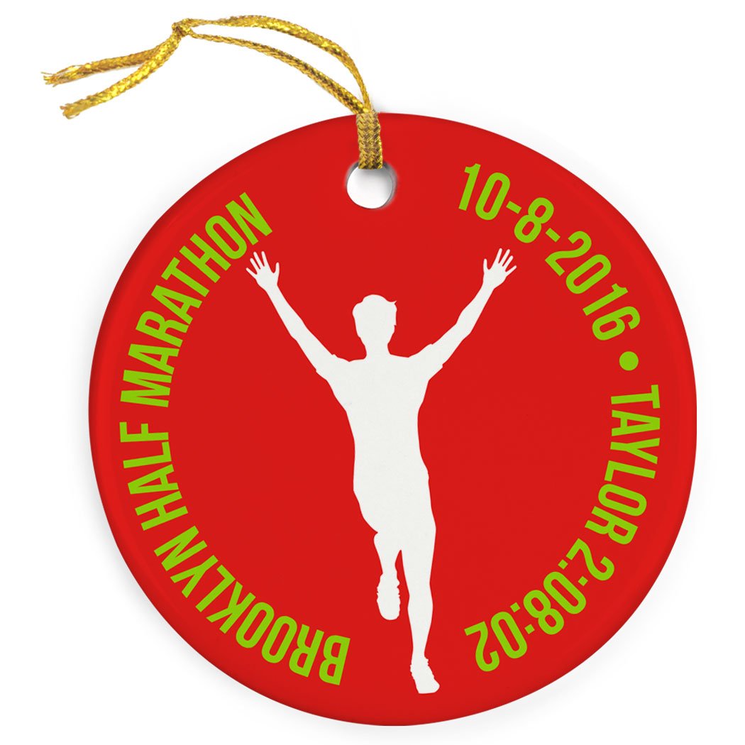 Running Porcelain Ornament Custom Running Logo Gone For  HD Free Download