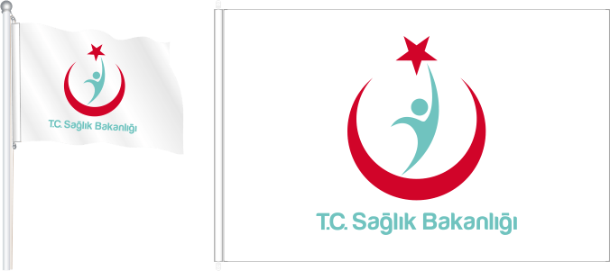 Sağlık Bakanlığı Logosu Bayrak Flama  HD Free Download