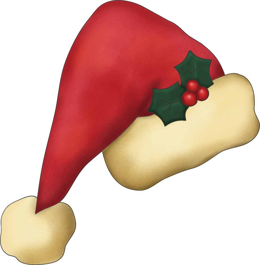 Santa Hat Christmas Hat PNG Clipart Image With Transparent HD Free Download