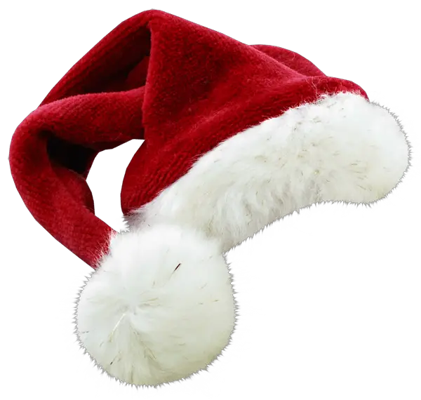 Santa Hat Christmas Santa Claus Hat Large Transparent PNG Stickpng  HD Free Download