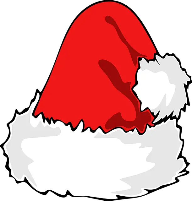Santa Hat Vector Graphic HD Free Download