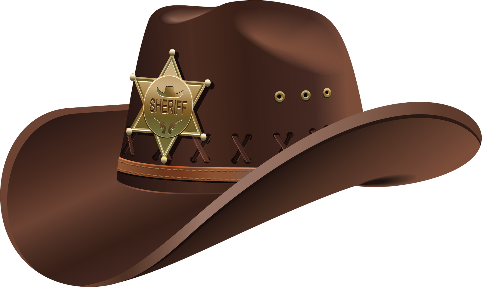 Sheriff Hat Clipart Brown Picture  HD Free Download