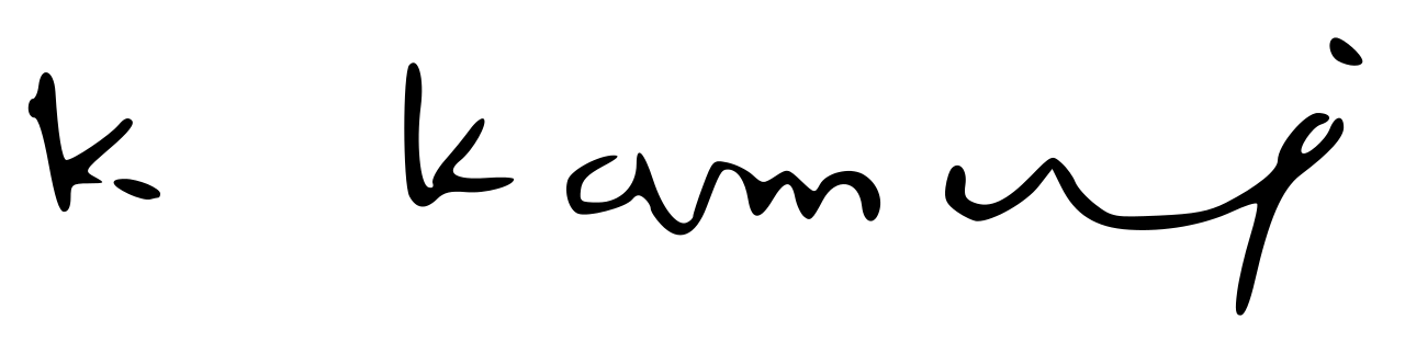 Signature Of K. Kamraj PNG HD Free Download