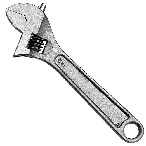 Silver Wrench File PNG  HD Free Download