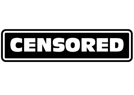 Simple Black Censored Transparent Background  HD Free Download