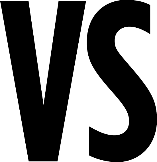 Simple Black Vs Logo Image HD Free Download