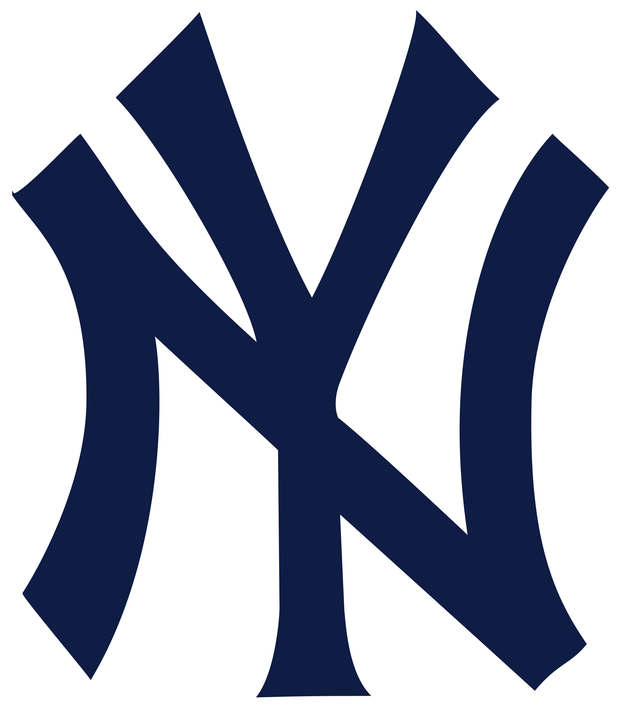 Simple Blue New York Yankees Emblem Transparent  HD Free Download