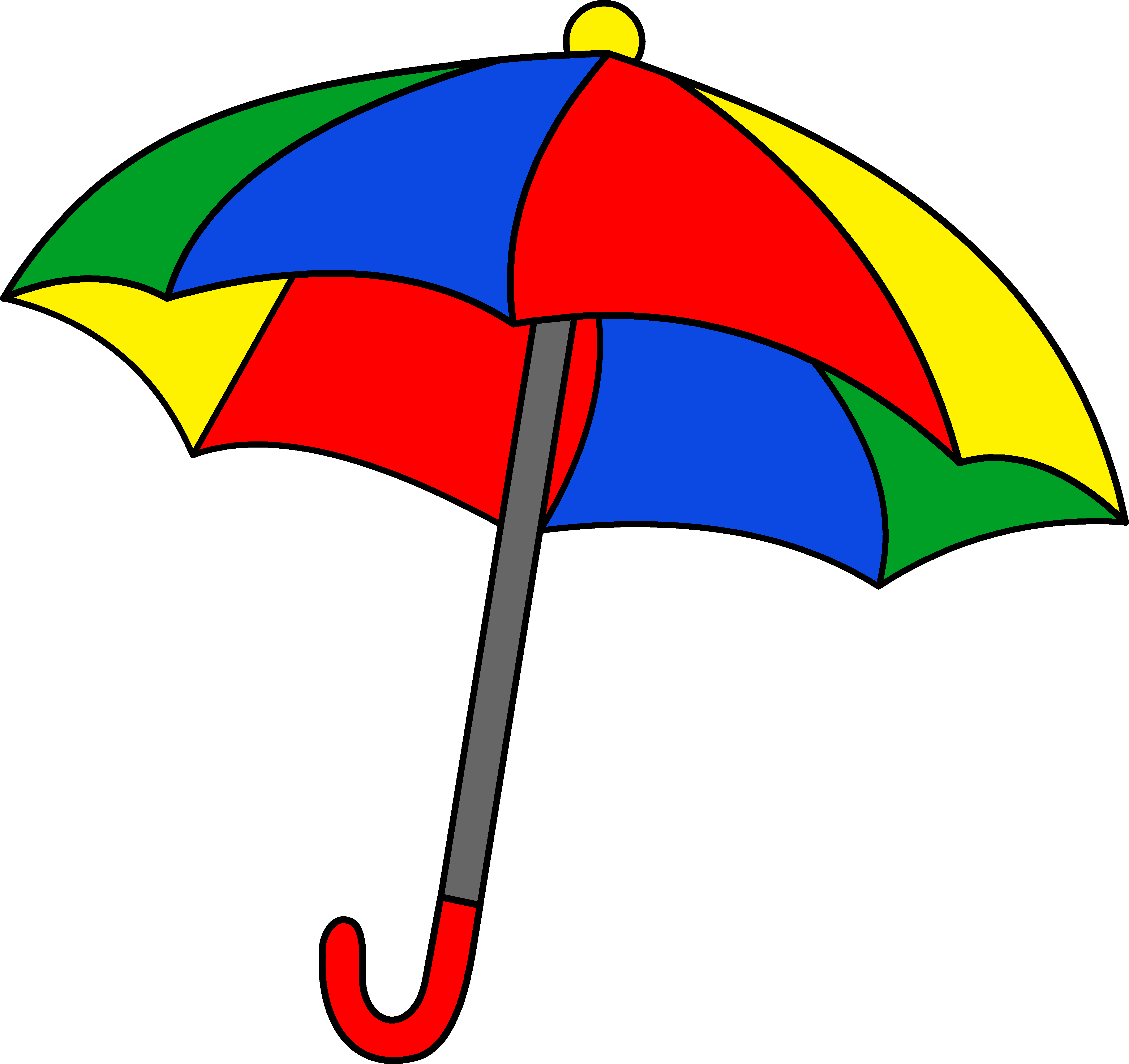 Simple Colorful Umbrella Clipart Clip Art  HD Free Download