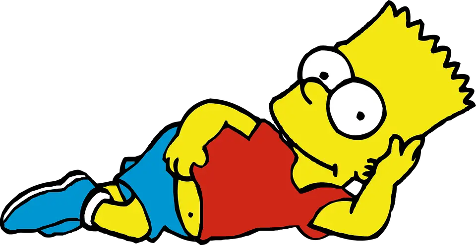 Simpsons Bart Simpson Comics Vector Graphic HD Free Download