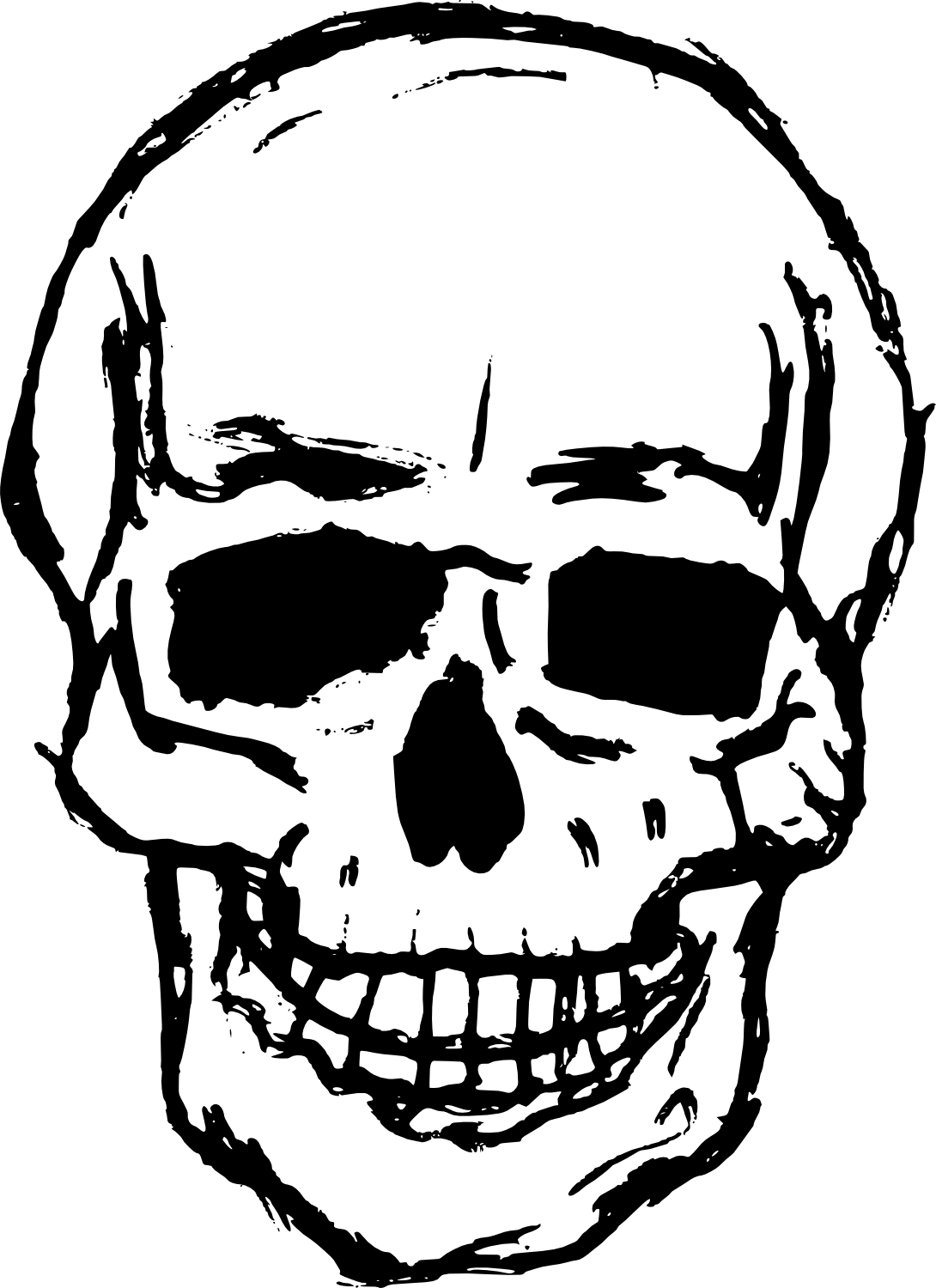 Skull Drawing Vector Svg PNG Transparent M  HD Free Download