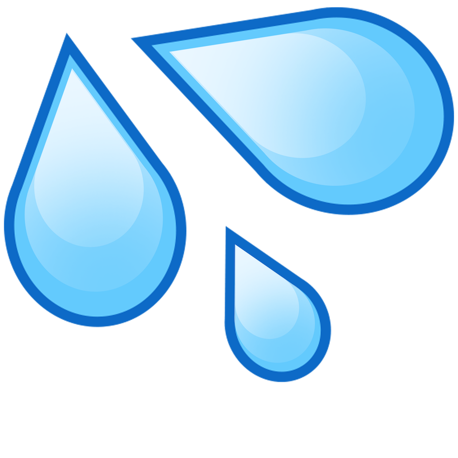 Slim Cardboard Water Drop Emoji Build Head  HD Free Download