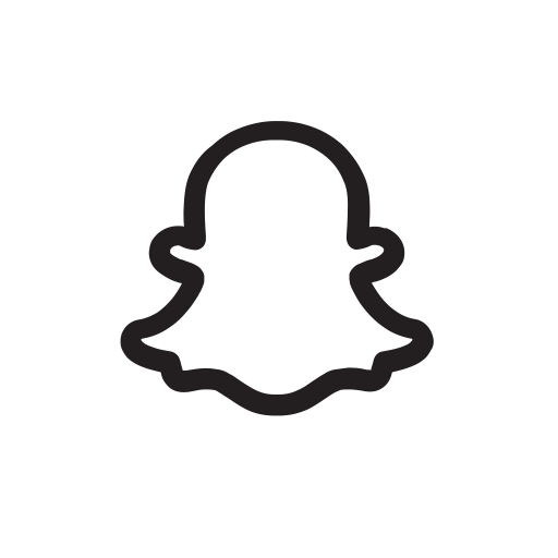 Snapchat Logo Outline PNG  HD Free Download