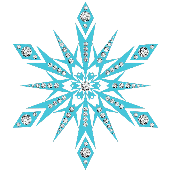 Snow Flake Snowflake Diamonds Image HD Free Download