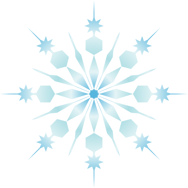 Snowflake Clip Art Clkerm Vector Clip Art Online  HD Free Download