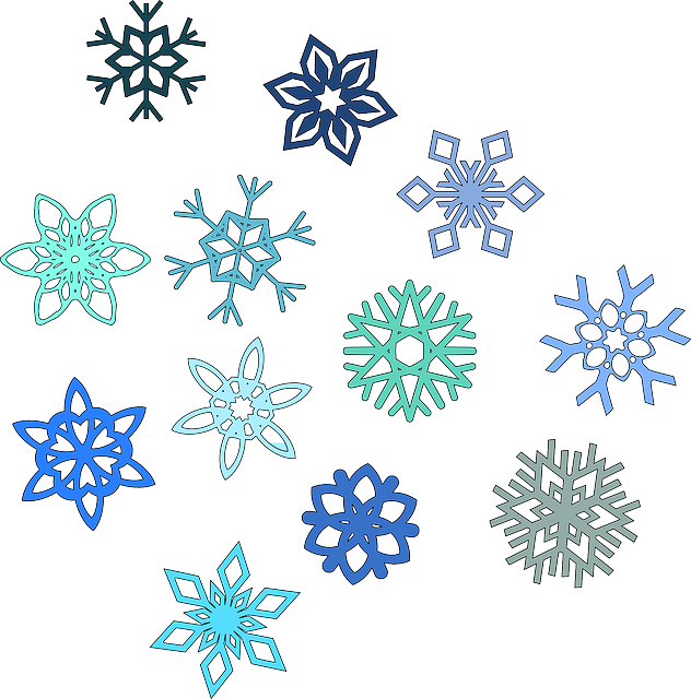 Snowflake Hexagon Snow Vector Graphic   HD Free Download