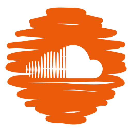 Soundcloud Logo Soundcloud Distorted Round Icon Transparent PNG Svg Vector  HD Free Download