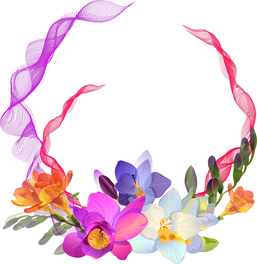 Spring Floral Crown PNG  HD Free Download