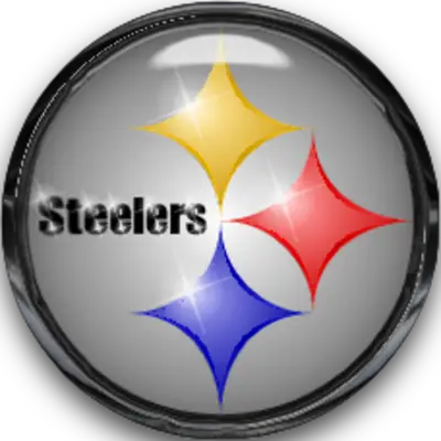 Steelers Circle Shiny Logo Icon  HD Free Download