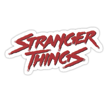 Stranger Things Logo Stranger Things Stickers  HD Free Download