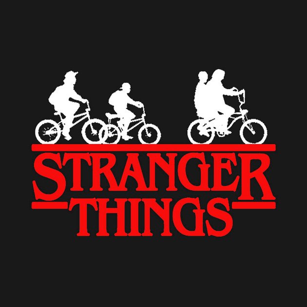 Stranger Things Logo With Silhouette  HD Free Download