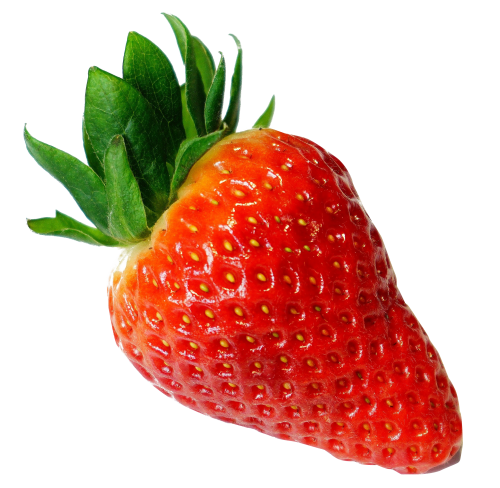 Strawberry Green Leaf Image PNG   HD Free Download