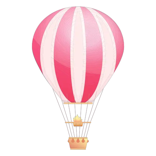 Striped Hot Air Balloon Transparent PNG Svg Vector  HD Free Download