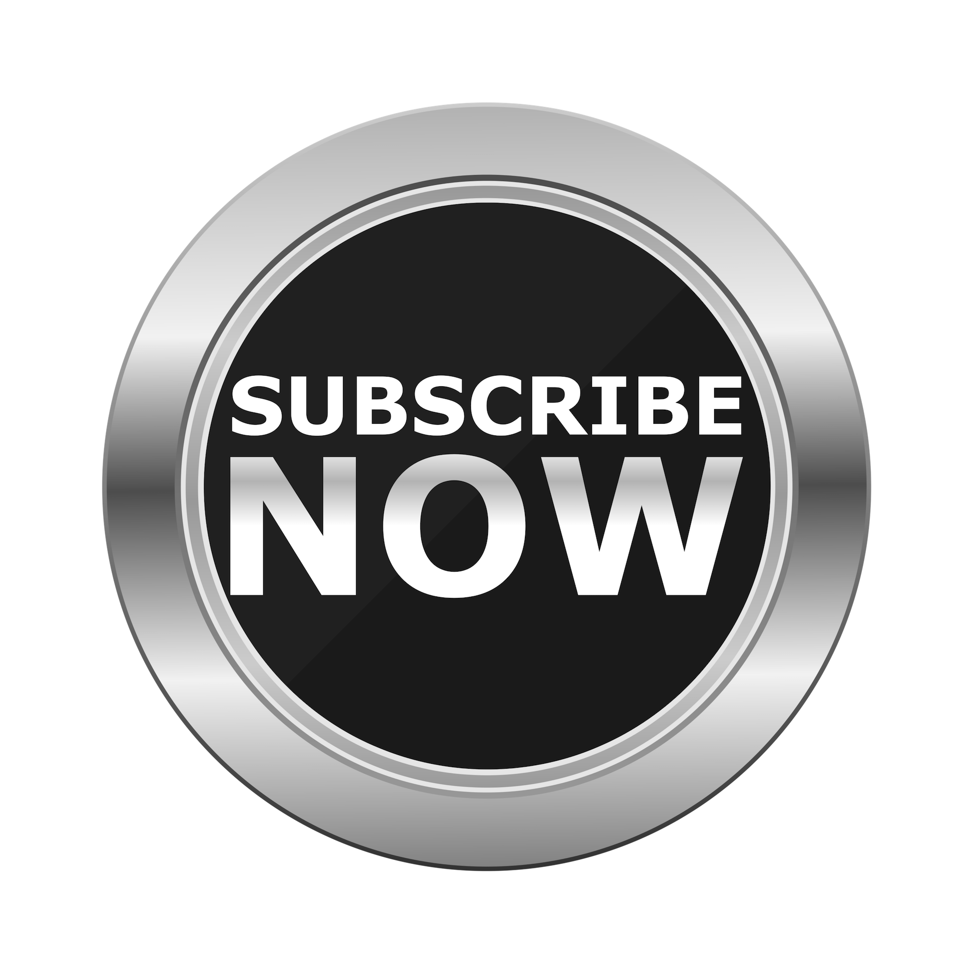Subscribe Now Circle Button Silver Design  HD Free Download