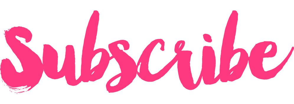 Pink Subscribe PNG Text Logo  HD Free Download