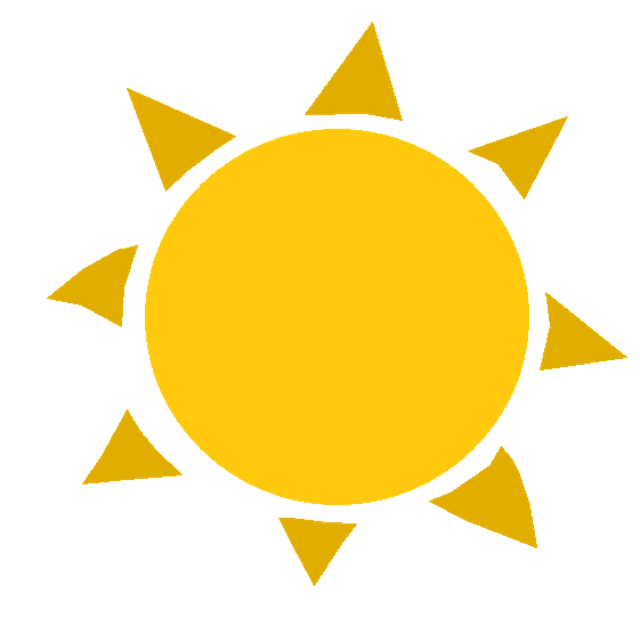 Sun PNG Summer Heat Vector Background  HD Free Download