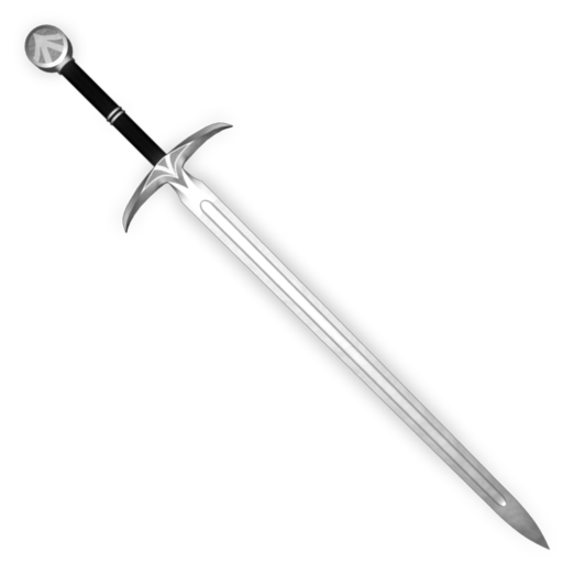 Sword PNG Black And White Transparent Sword Black And  HD Free Download
