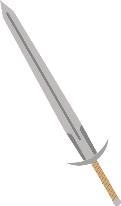 Sword Weapon Knighthood Vector Graphic   HD Free Download