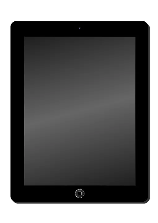 Tablet Apple Ipad Air Vector Graphic   HD Free Download