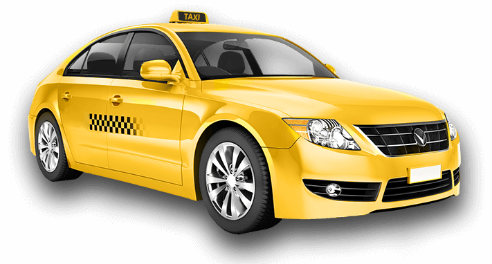 Professional Airport Transportation Yellow Taxi PNG  HD Free Download
