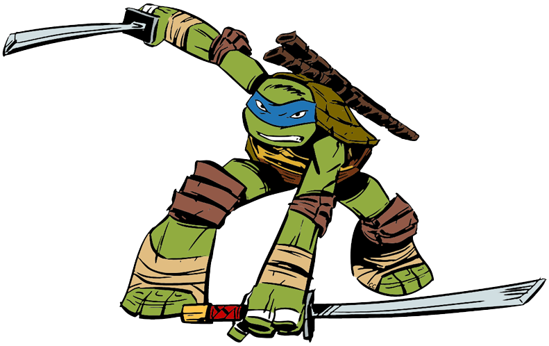Teenage Mutant Ninja Turtle Leonardo Clipart Collection  HD Free Download
