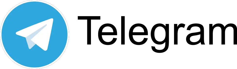 Telegram Text With Circle Logo PNG  HD Free Download