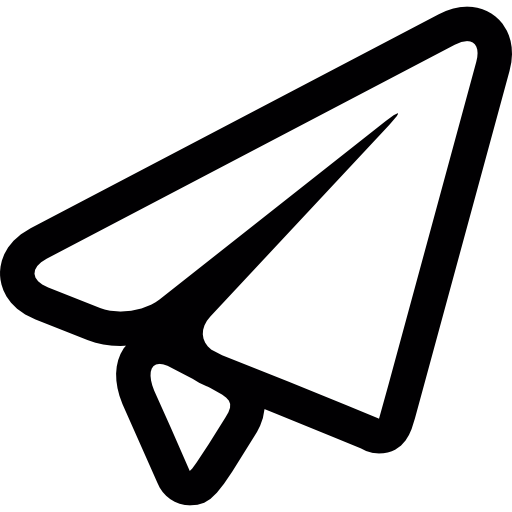 Telegram Amblem Kite Outline Transparent  HD Free Download