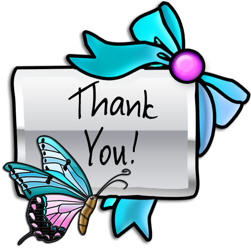 Thank You Butterflies PNG  HD Free Download