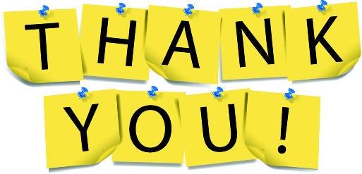 Thank You Yellow PNG Image  HD Free Download